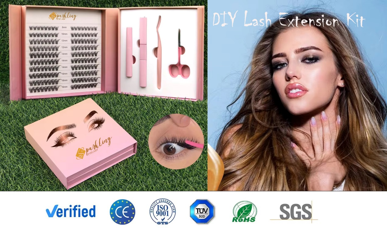 Αποκτήστε την τέλεια εμφάνιση με το DIY Lash Cluster Kit σε εργοστασιακή τιμή
