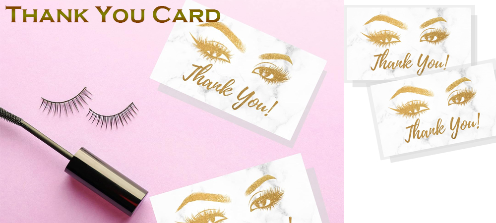 Η σημασία των ευχαριστητικών καρτών στο Lash Aftercare Extension