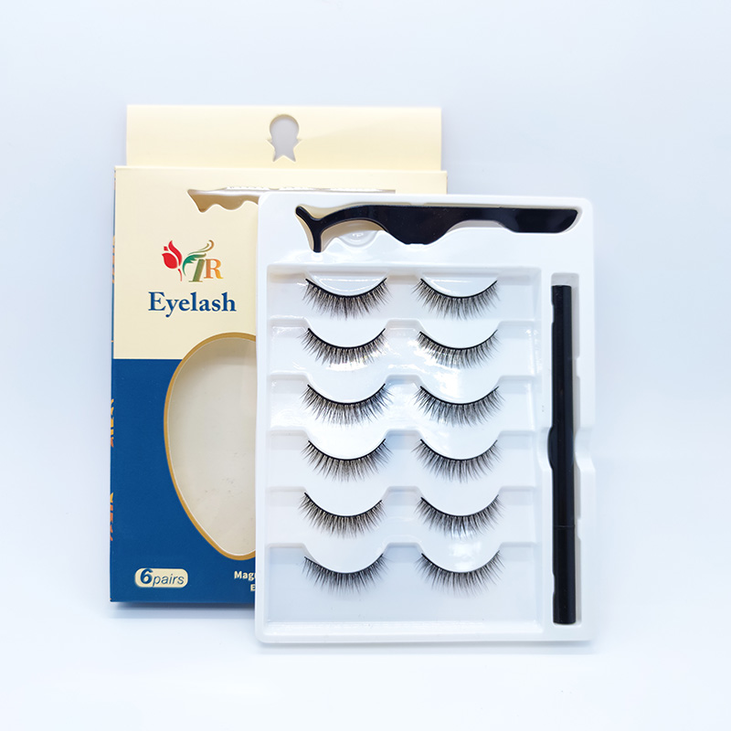 5D False Mink Lashes Μεταξωτές βλεφαρίδες Soft Dramatic Natural Look 1 Pair