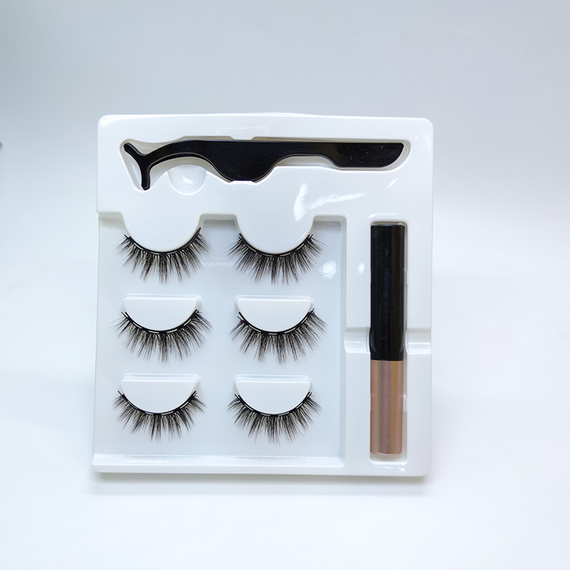 6D Natural Look Χειροποίητες Faux Eye Lashes
