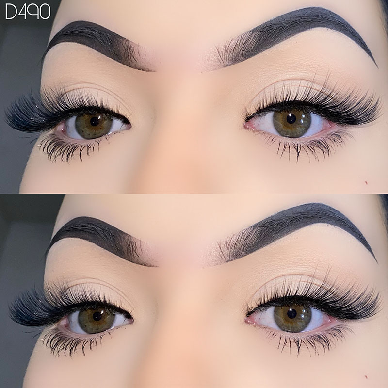 Fluffy Fox Eye Lashes Wispy Cat Eye Lashes